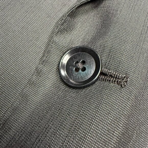 Pal Zileri Blazer Muted Striped Wool Silk Sport Coat Made in Italy Brown 42 R - Picture 4 of 8